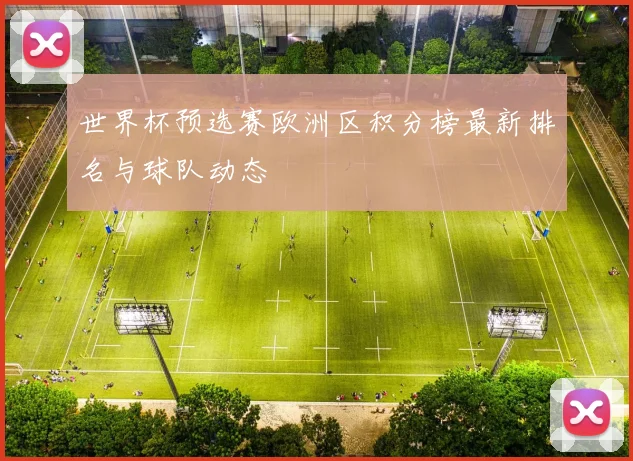 世界杯预选赛欧洲区积分榜最新排名与球队动态