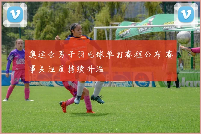 奥运会男子羽毛球单打赛程公布 赛事关注度持续升温